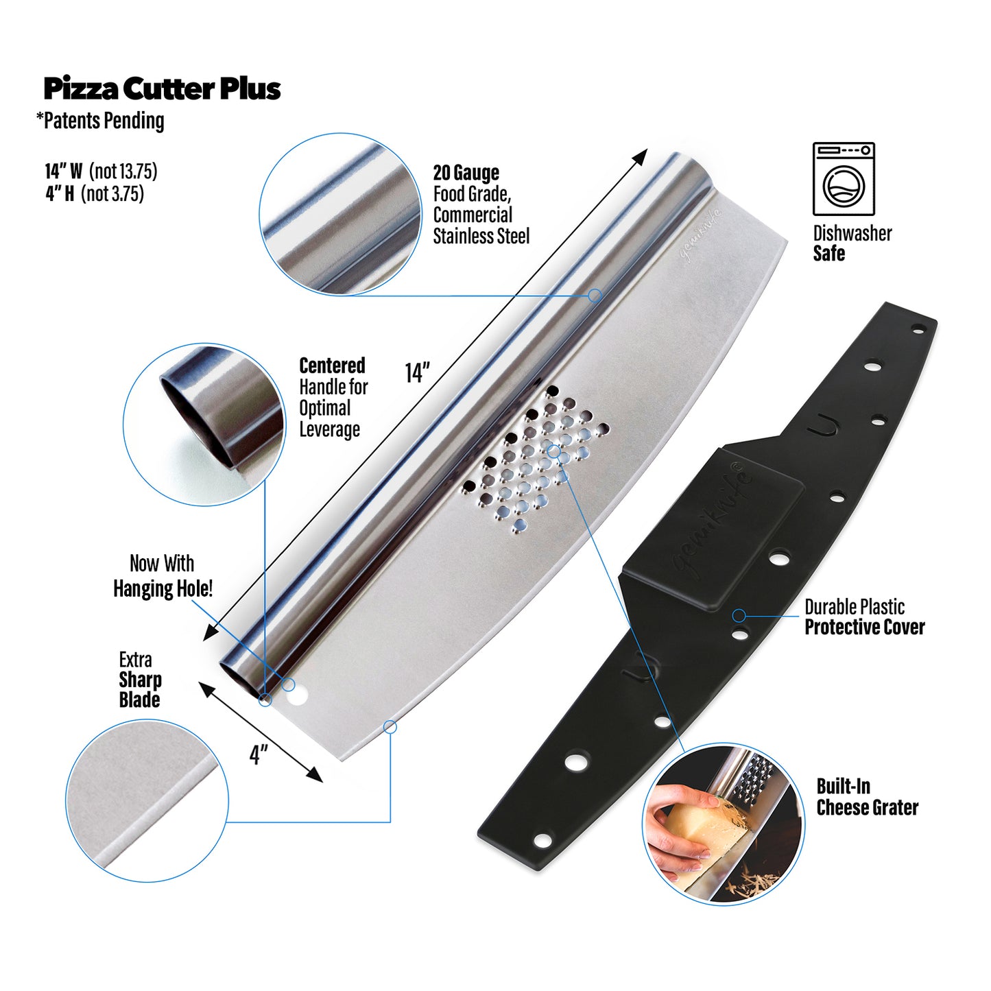 Gemiknife Pizza Cutter Plus